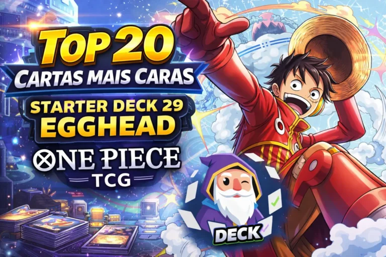 Top 20 cartas nais caras egghead one piece tcg deck certo