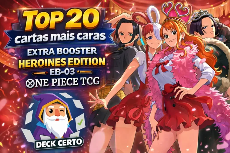 TOP 20 Cartas Mais Valiosas de EXTRA BOOSTER - ONE PIECE Heroines Edition