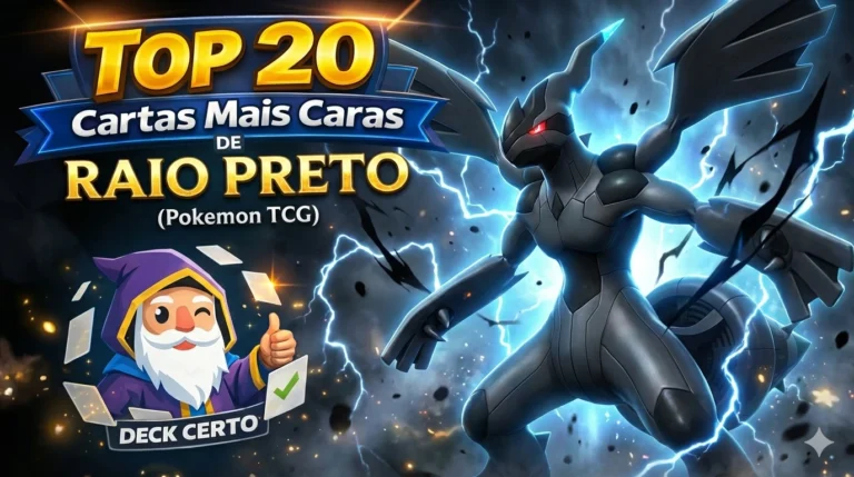 Top 20 Cartas Mais Caras de Raio Preto (Pokemon Tcg)