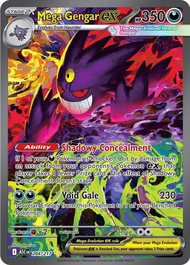 Mega Gengar ex – 284/217 (Special Illustration Rare)