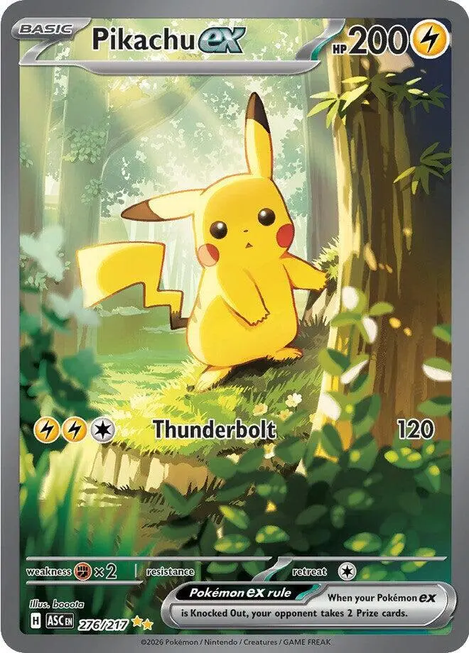 Pikachu ex – 276/217 (Special Illustration Rare – booota)
