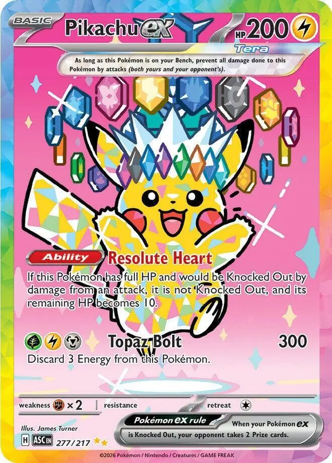 Pikachu ex – 277/217