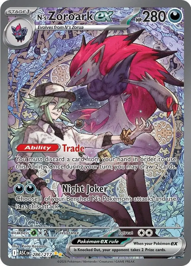 N’s Zoroark ex – 286/217