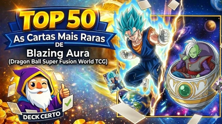 Top 50 Cartas Mais Caras de Blazing Aura Dragon Ball Super Fusion World