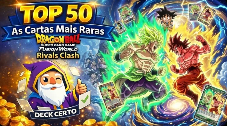 Top 50 Cartas Mais Caras de Rivals Clash Dragon Ball Super Fusion World