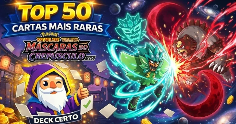 Top 50 Cartas Mais Caras de Máscaras do Crepúsculo