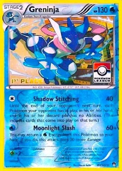 Greninja - 40/122 (Pokemon League) [1st Place]