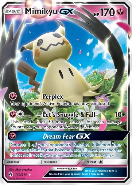 Mimikyu GX - Sol & Lua – Trovão Perdido