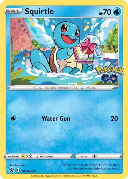 Squirtle - SWSH233 - SWSH: Sword & Shield Promo Cards