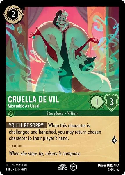 Cruella de Vil - Miserable As Usual - D23 Promos