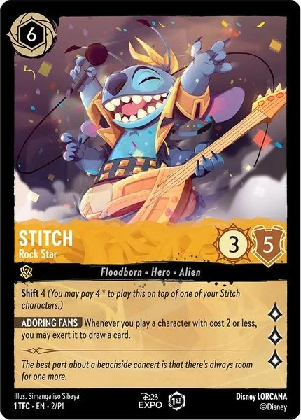 Stitch - Rock Star - D23 Promos