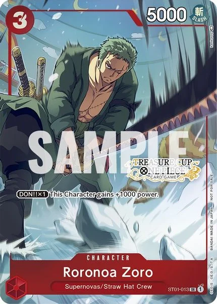 Roronoa Zoro - ST01-013 (Treasure Cup) - One Piece Promotion Cards