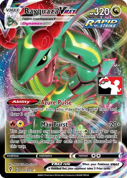 Rayquaza VMAX - Prize Pack Series Cards