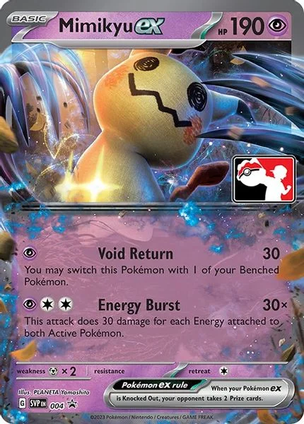 Mimikyu ex - Prize Pack Series Cards