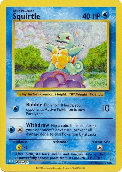 Squirtle - Trading Card Game Classic