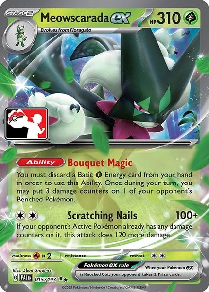 Meowscarada ex - Prize Pack Series Cards