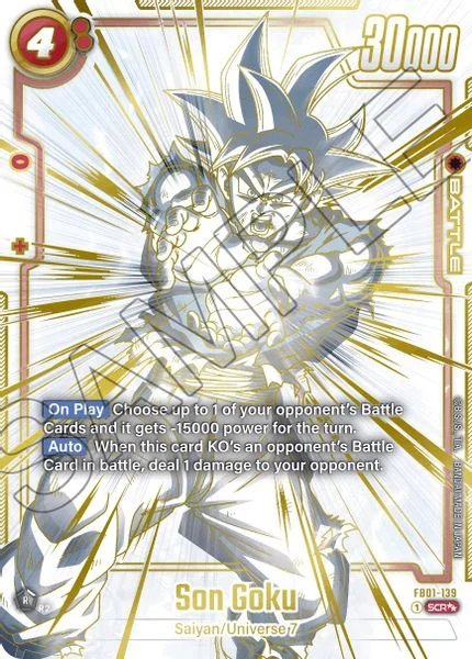 Son Goku - FB01-139 (Super Alternate Art) - Awakened Pulse