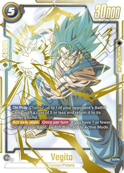 Vegito - FB02-139 (Super Alternate Art) - Blazing Aura