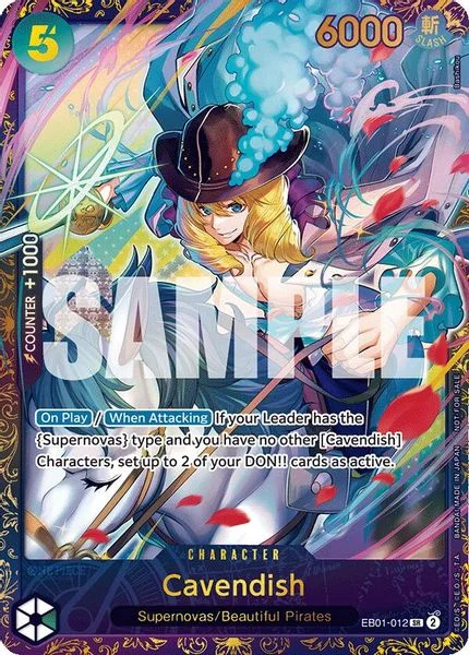 Cavendish (Treasure Cup 2024) - One Piece Promotion Cards
