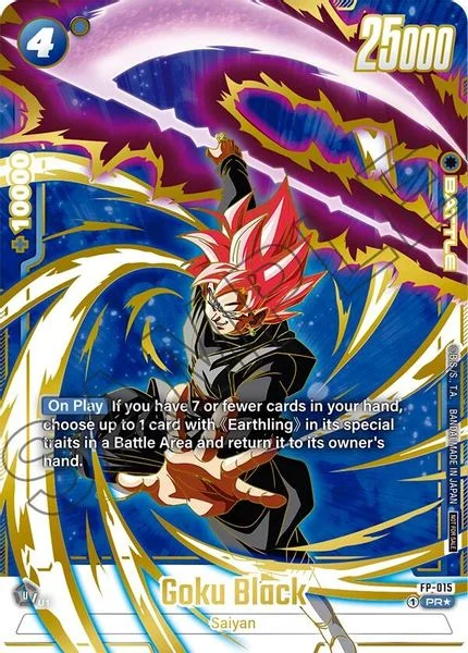 Goku Black - FP-015 (Selection Pack 01 Finalist) - Tournament and Championship Promos