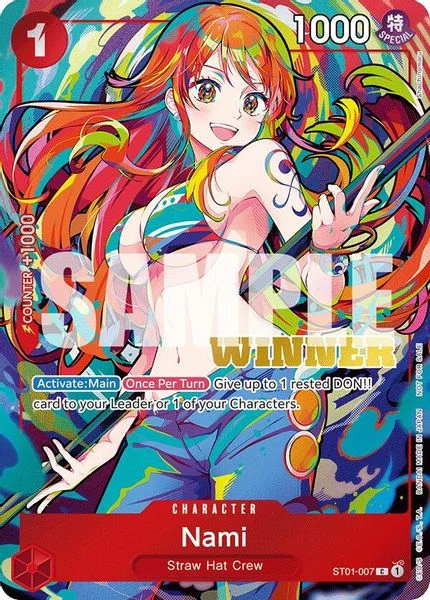 Nami (2025 New Year Event Winner) - One Piece Promotion Cards