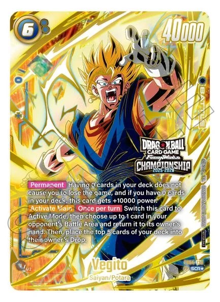 Vegito - FB04-130 (Alternate Art) - Fusion World Promotion Cards and Packs
