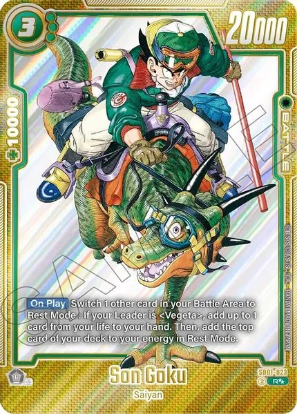 Son Goku - SB01-023 (Super Alternate Art) - Manga Booster 01