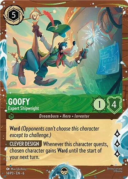 Goofy - Expert Shipwright (Disney Cruise Promo) - Disney Lorcana Promo Cards