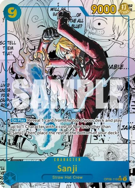 Sanji - OP06-119 (Manga) - Premium Booster -The Best- Vol. 2