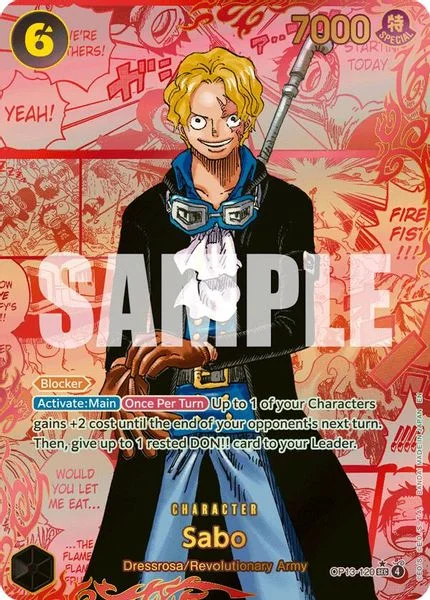 Sabo (120) (Red Super Alternate Art) - Carrying On His Will