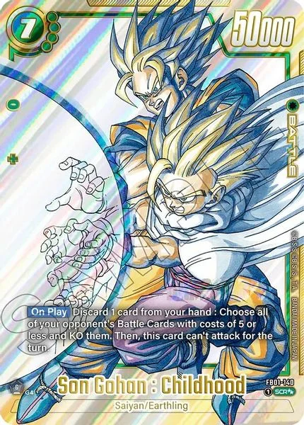 Son Gohan : Childhood - FB01-140 - Manga Booster 02