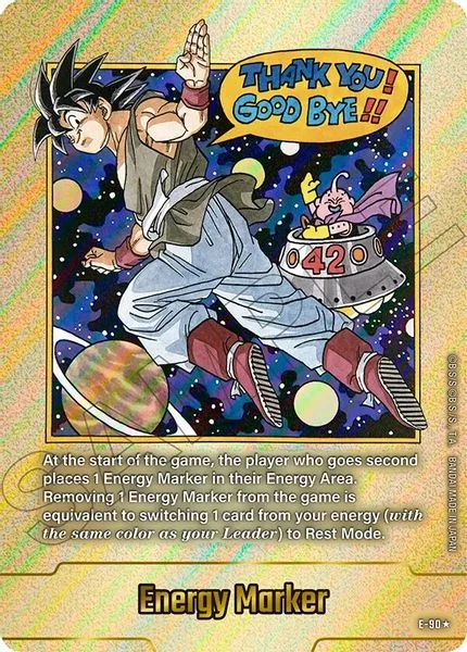 Energy Marker (E-90) (Gold) - Fusion World Energy Markers