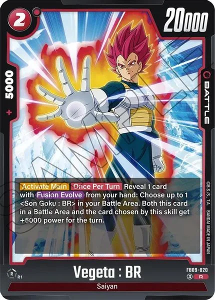 Vegeta : BR - FB09-020 - Dual Evolution