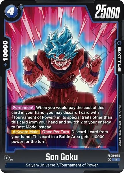 Son Goku - FB09-035 - Dual Evolution