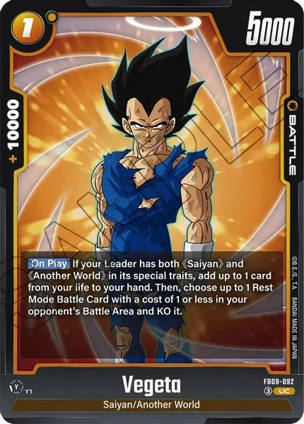 Vegeta - FB09-092 - Dual Evolution