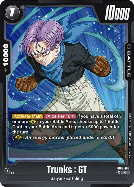 Trunks : GT - FB09-108 - Dual Evolution