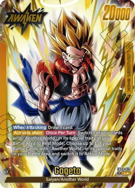 Son Goku/Vegeta // Gogeta (Alternate Art) - Dual Evolution
