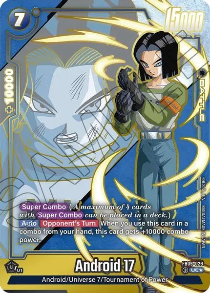 Android 17 - FB09-029 (Alternate Art) - Dragon Ball Super: Fusion World