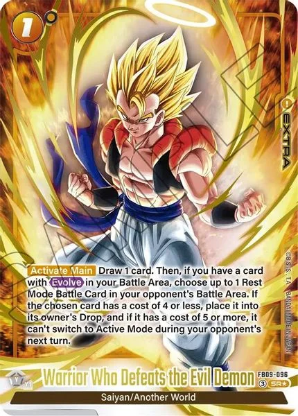 Warrior Who Defeats the Evil Demon (Alternate Art) - Dragon Ball Super: Fusion World