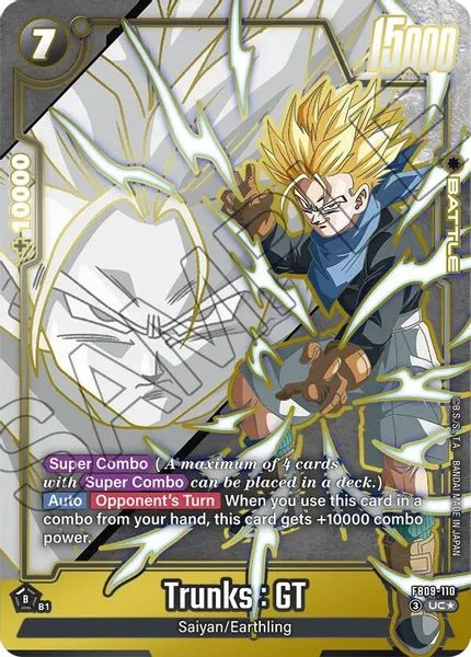 Trunks : GT - FB09-110 (Alternate Art) - Dragon Ball Super: Fusion World