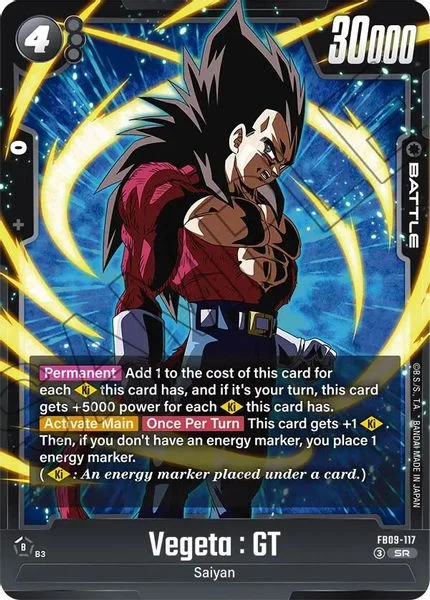 Vegeta : GT - FB09-117 - Dragon Ball Super: Fusion World