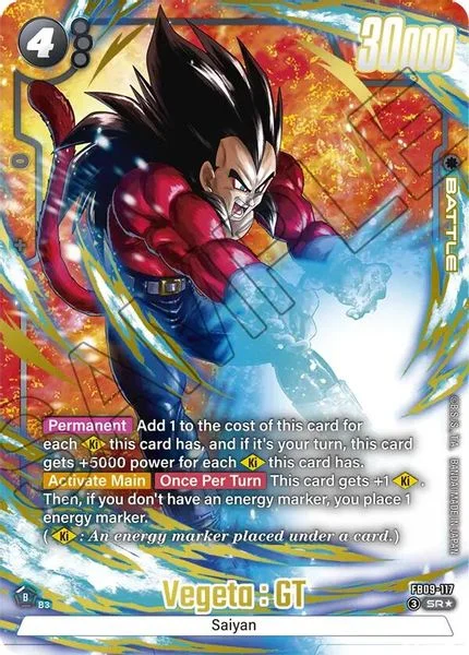 Vegeta : GT - FB09-117 (Alternate Art) - Dual Evolution