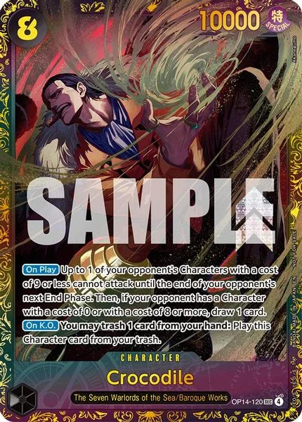 Crocodile - OP14-120 (CS26-27 Regionals Season 1) - One Piece Promotion Cards