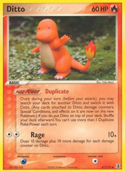 Ditto - 037/113 (Charmander) - Delta Species