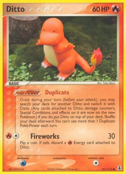 Ditto - 61/113 (Charmander) - Delta Species