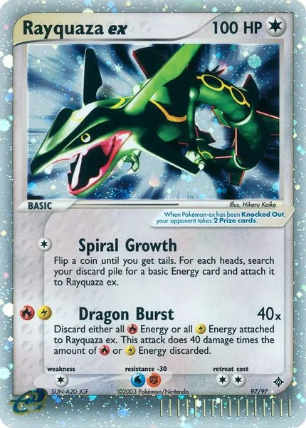 Rayquaza ex - Dragon