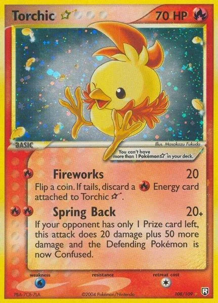 Torchic Star - Team Rocket Returns