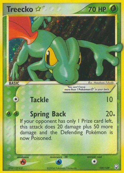 Treecko Star - Team Rocket Returns