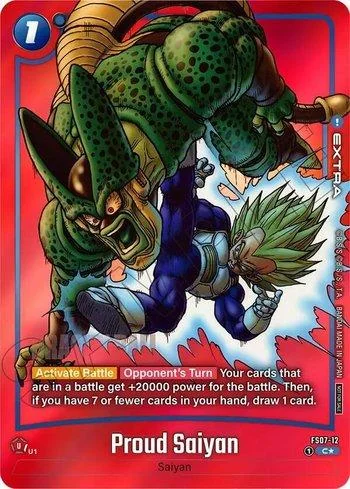 Proud Saiyan (Limited Pack MANGA Version 02 FS07-12-MV