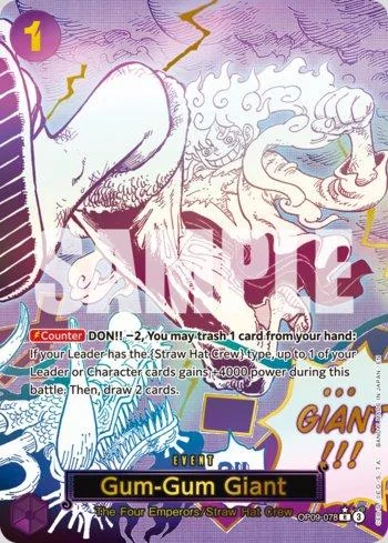 Gum-Gum Giant (Manga OP09-078-MA